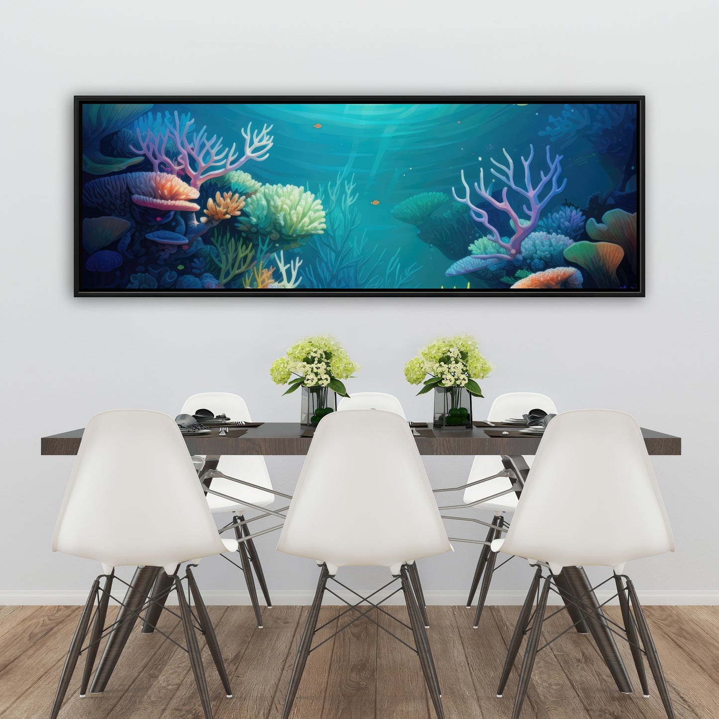 Filled with life - 36"x36" Framed canvas