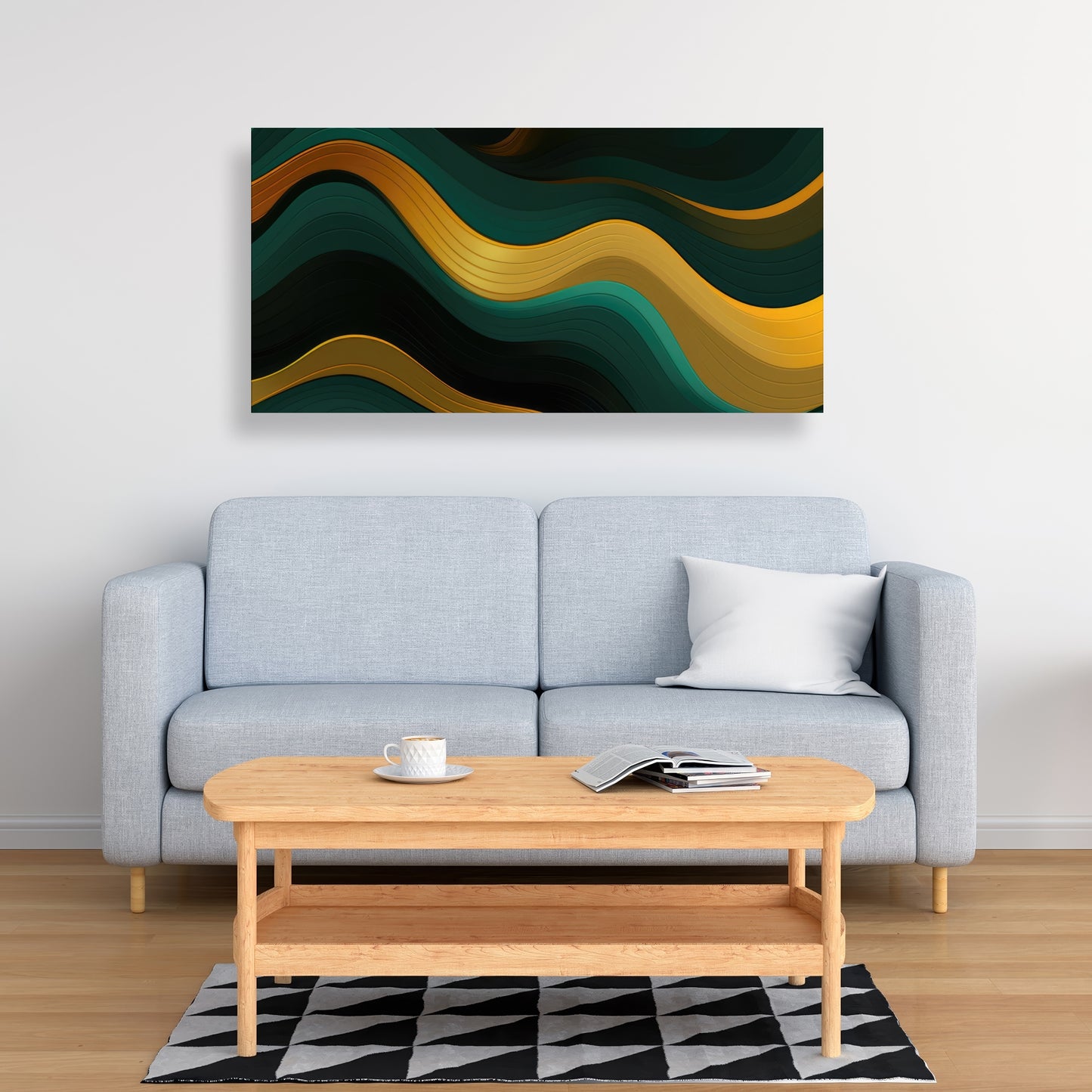 Golden harmony - 32"x32" Canvas