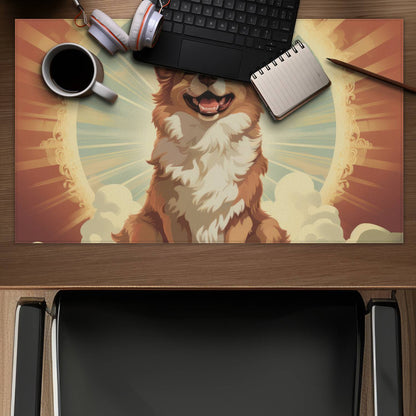 Pats and smiles - Desk Mat