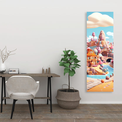 Sweet kingdom Pink Canvas - Stylish Home Decor Accent