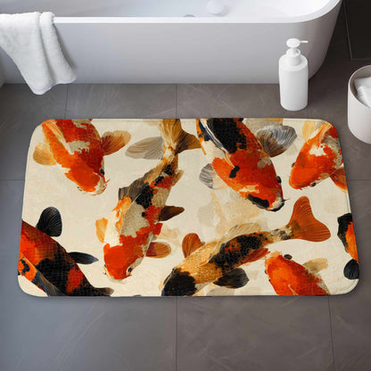 Koi Dance Flow Bath Mat | Stylish Home Decor Accent