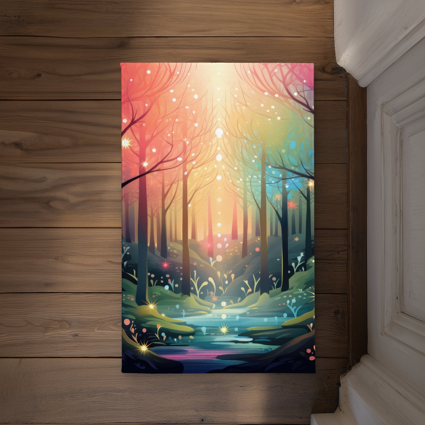 Magical Forest Indoor Outdoor Door Mat - Home Decor Accent