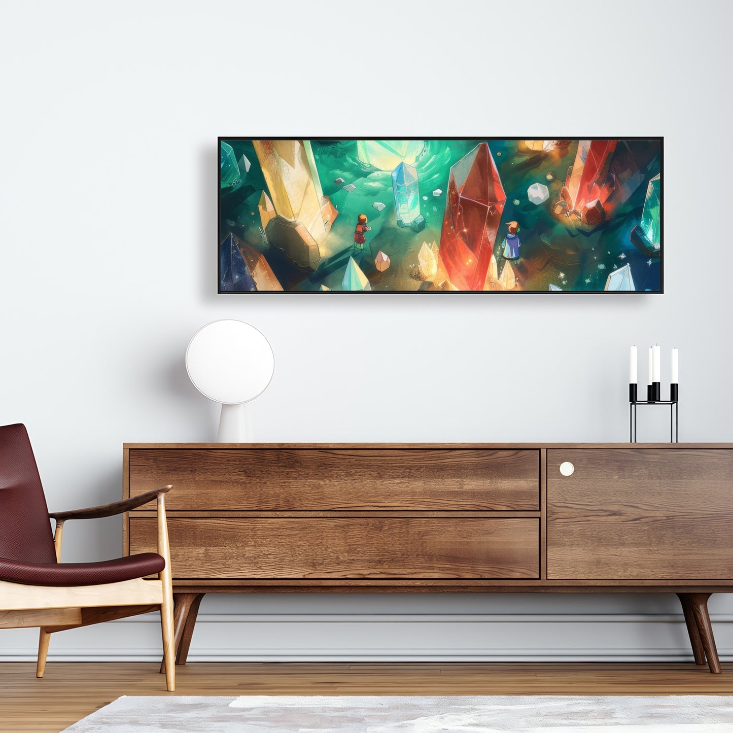 The quest - 36"x36" Framed canvas