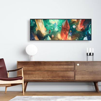 The quest - 36"x36" Framed canvas