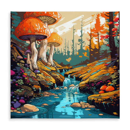 Wisdom Inbound Orange Indoor Outdoor Tablecloth