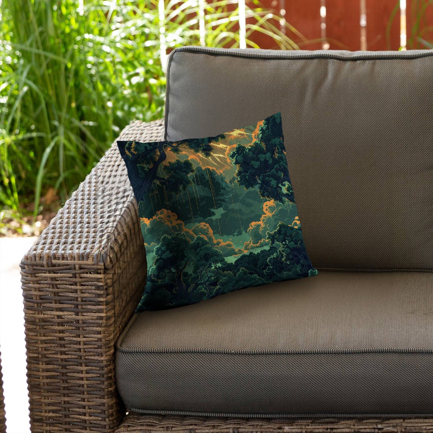 Drops - Throw pillow - Print on demand