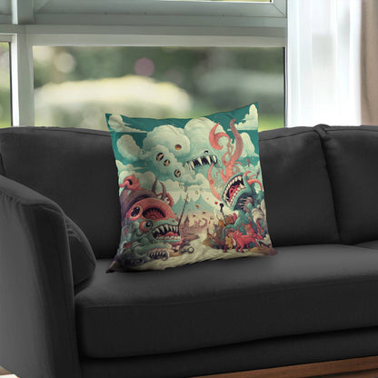 Unimaginable Red Poly Twill Throw Pillow Insert for Home Decor