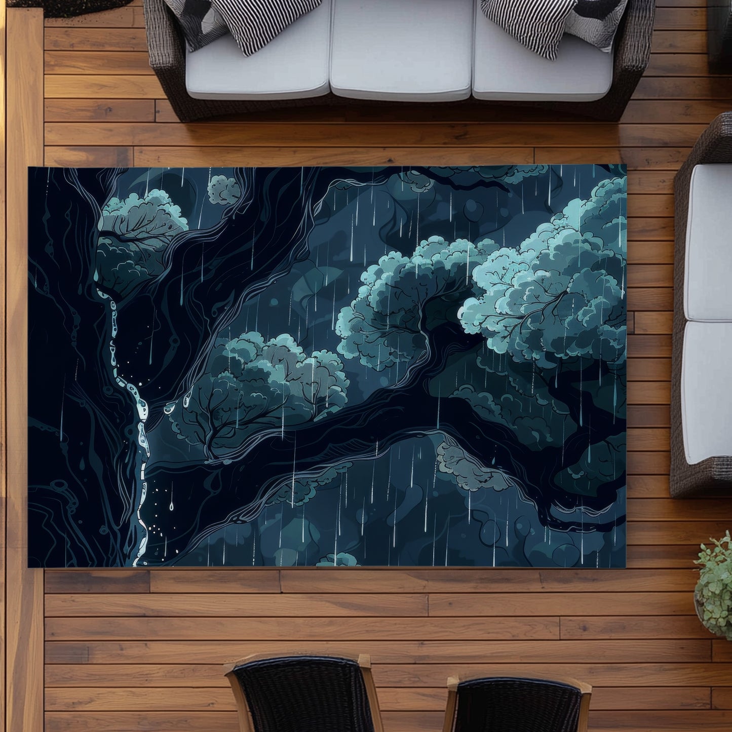 Tapis d'extérieur Canopy | Décoration élégante pour les patios