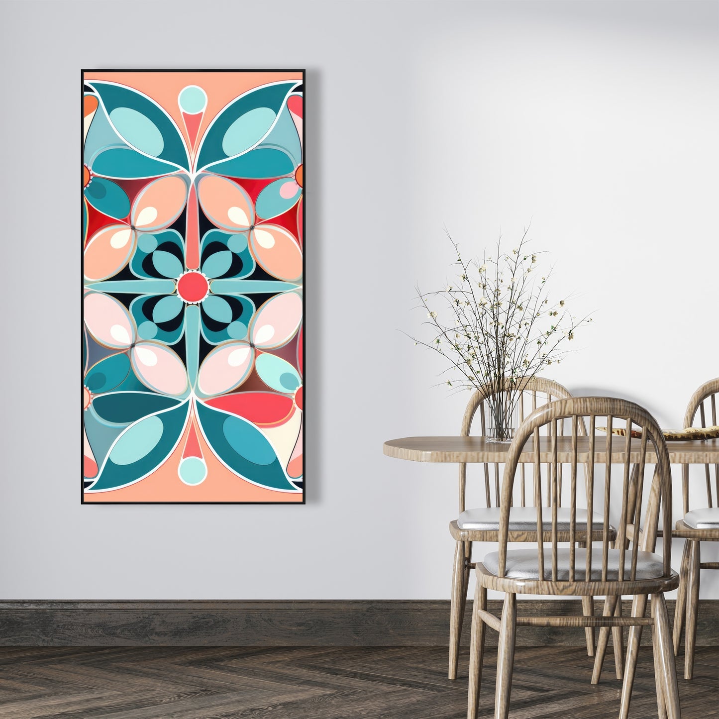 Sweet curves - 36"x36" Framed canvas