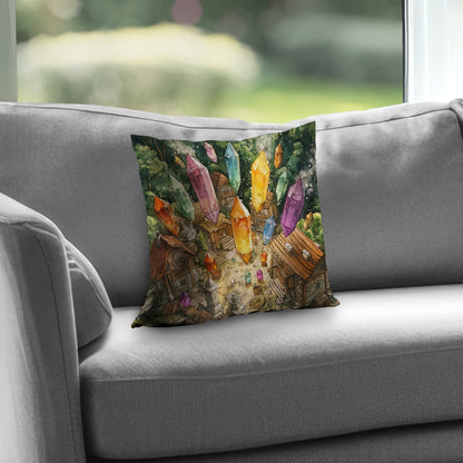 From above - Throw Pillow