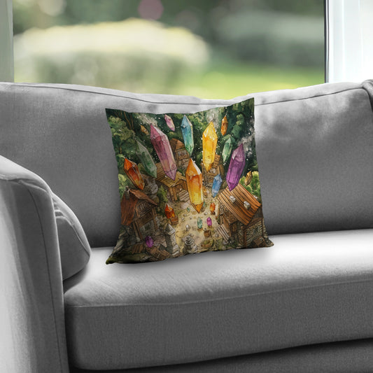 From above - Throw Pillow