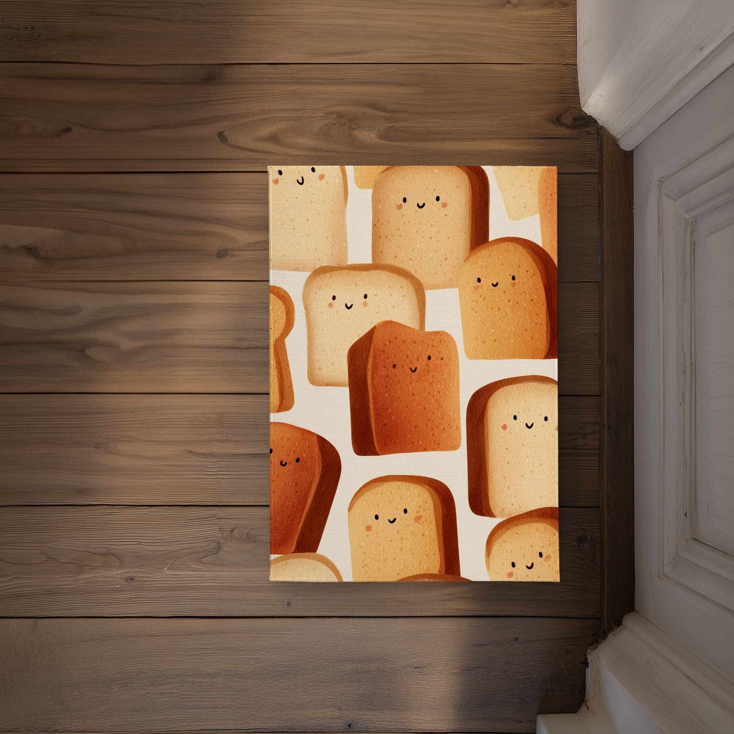 Paillasson Toasty Smiles | Tapis de décoration d'intérieur et d'extérieur