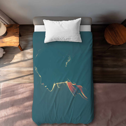 Housse de couette Chuchotis Lumière Silencieuse | Décoration intérieure élégante