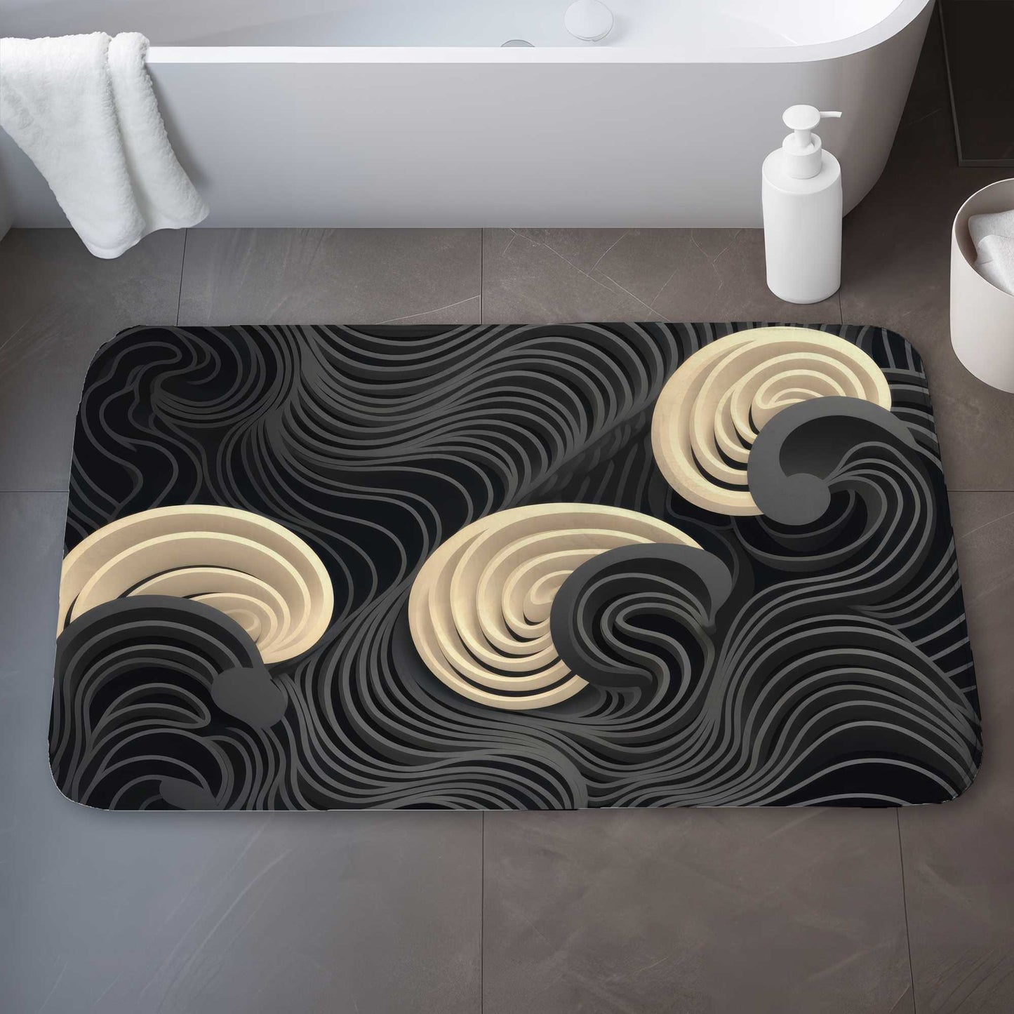 Layers Bath Mat | Stylish, Soft Home Decor Rug