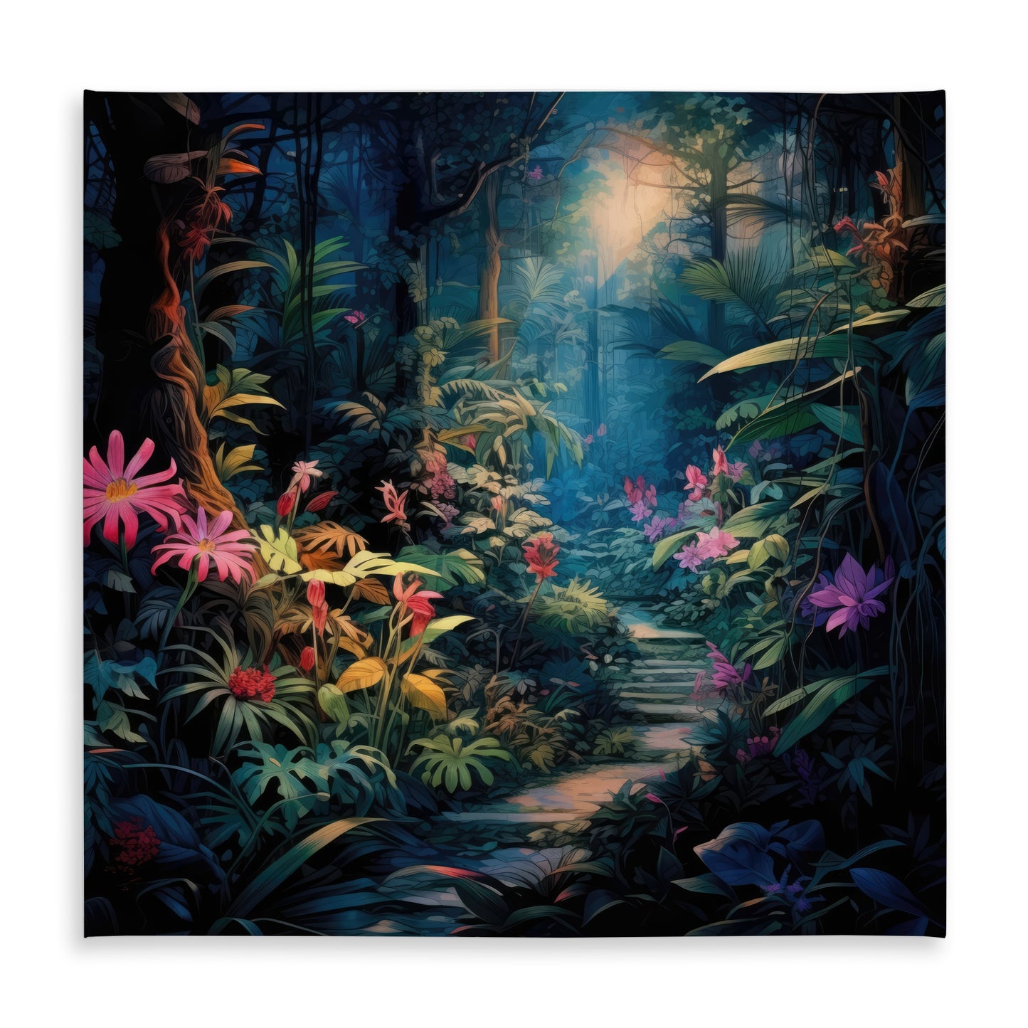 Against all odds - Pink Indoor/Outdoor Tablecloth