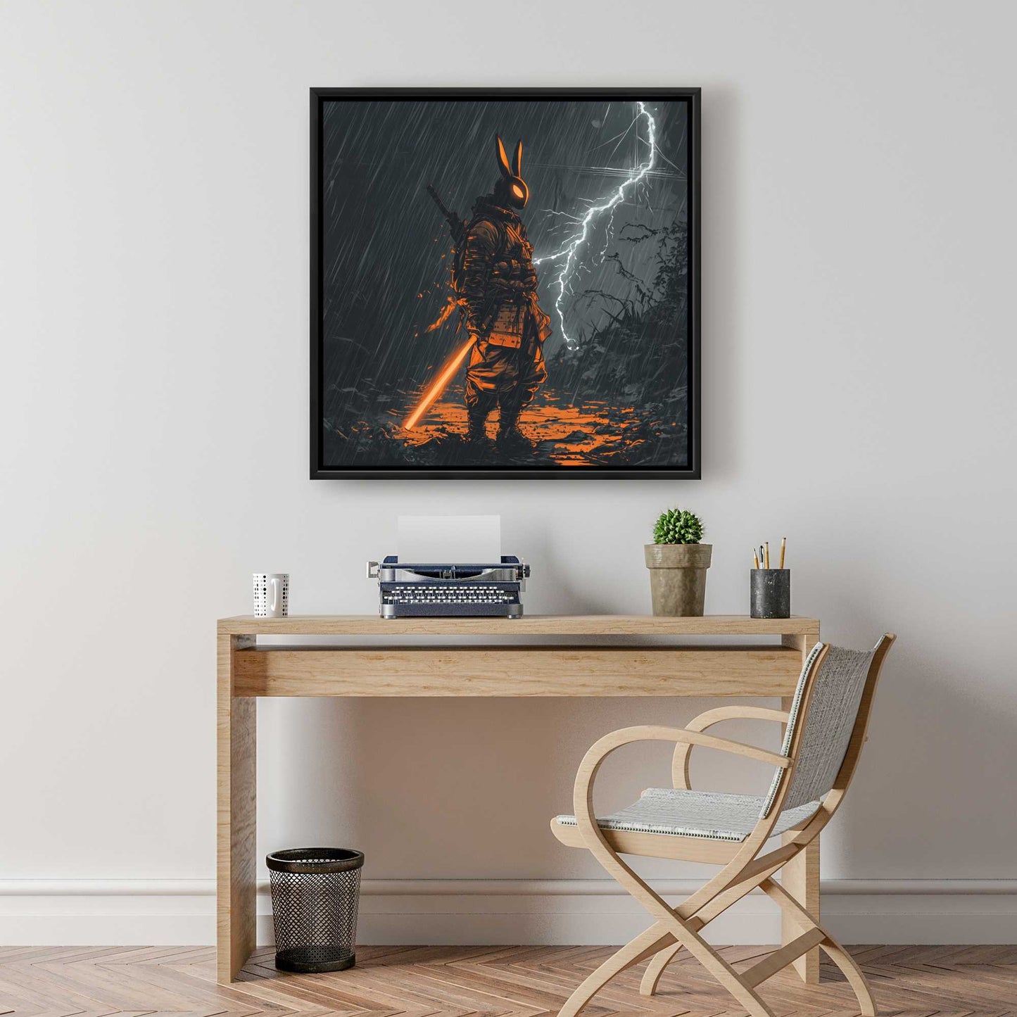 War Machine - Gray Framed Canvas Home Decor | Stylish Art