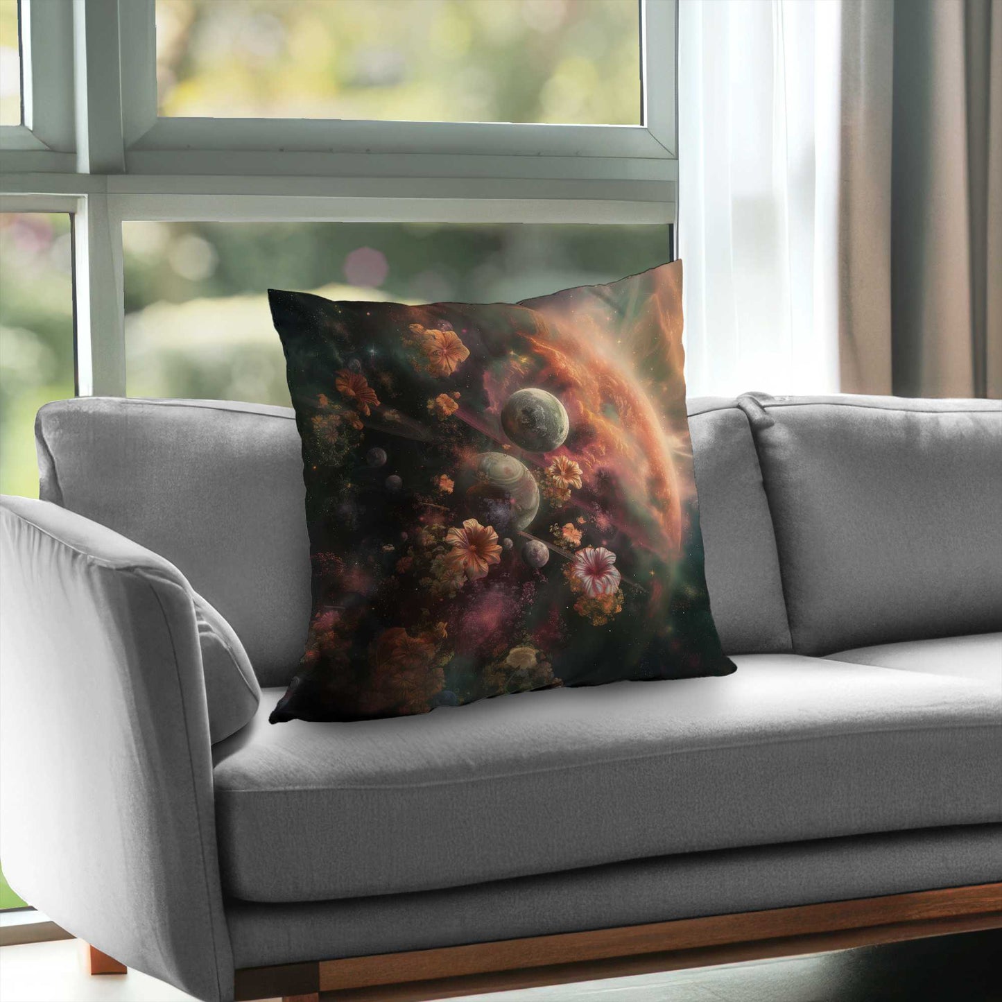 Capturing light Poly Twill Throw Pillow | Home Decor Accent
