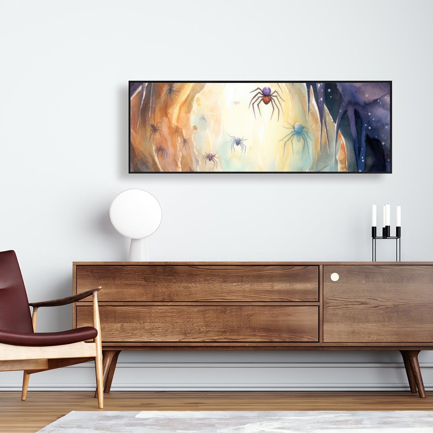 Dire - 36"x36" Framed canvas