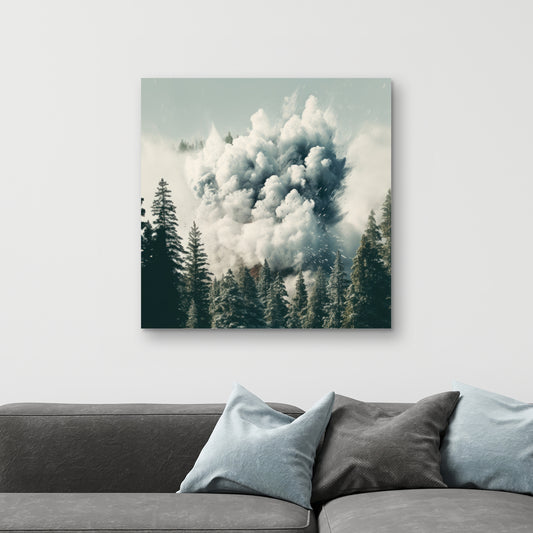 Unwanted catastrophe - 32"x32" Canvas