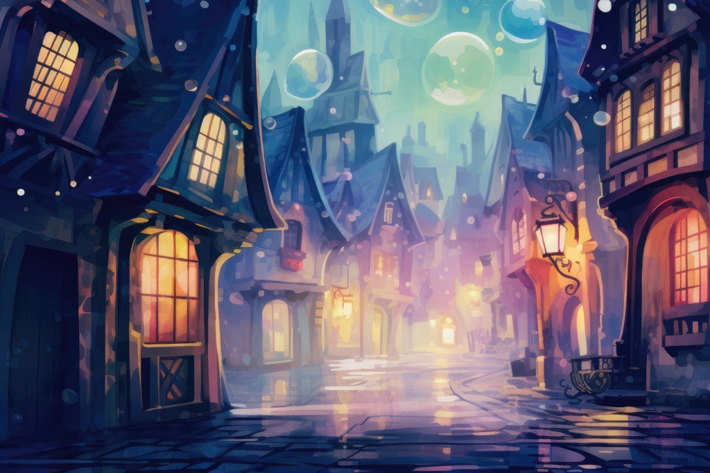 Tapis d'extérieur Bubble ville - Accent de décoration intérieure élégant