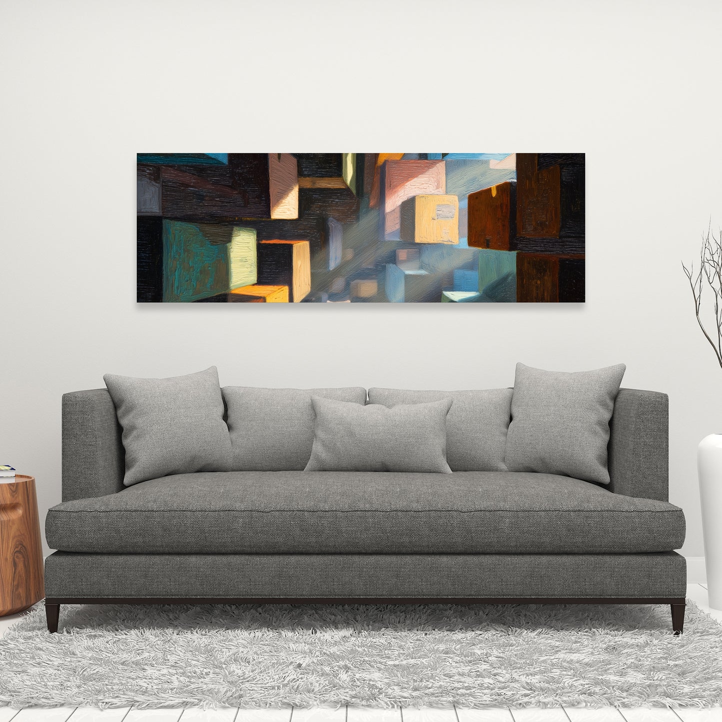 Boxed up - 24"x24" Canvas