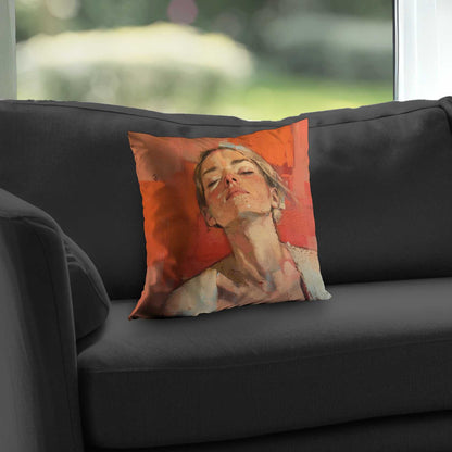 Relief Poly Twill Throw Pillow - Stylish Home Decor Accent