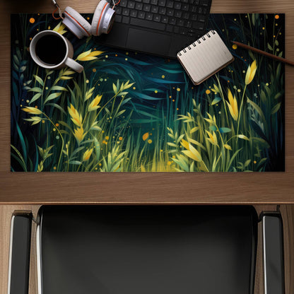 Lit Plains Black Desk Mat for Stylish Home Decor | Premium Quality