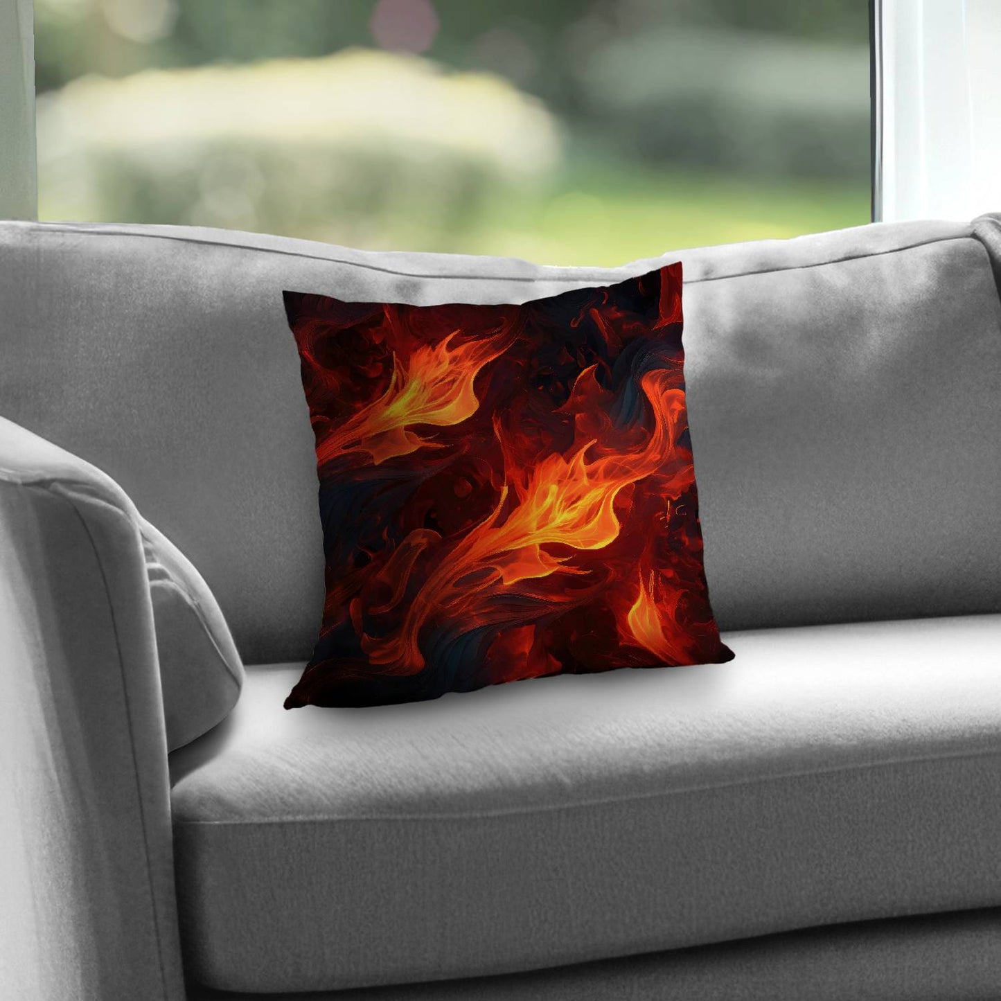 Sizzling - Throw pillow - Print on demand