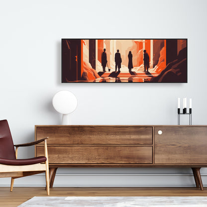 Faith Restored Beige Framed Canvas | Elegant Home Decor