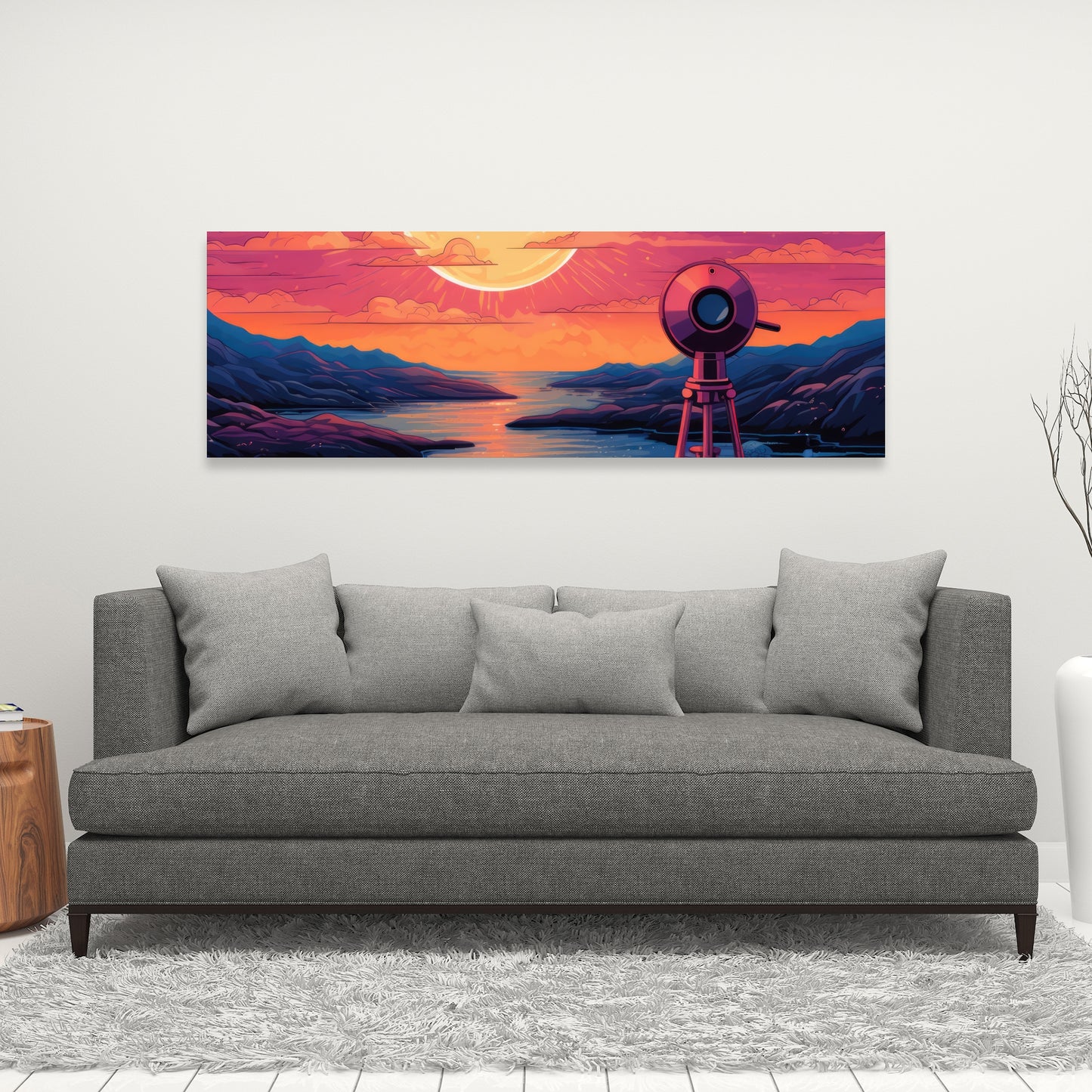 Measure the calm - 32"x32" Canvas