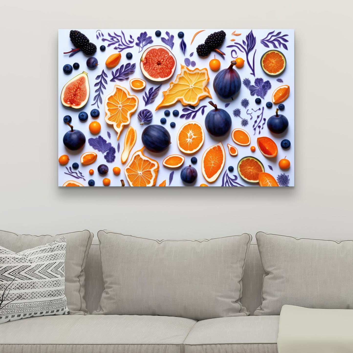 Fruity skins - 32"x32" Canvas