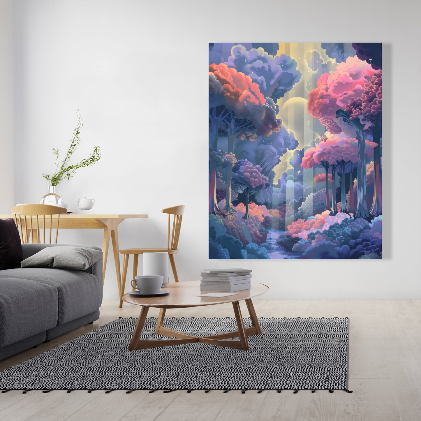 Beams - 32"x32" Canvas