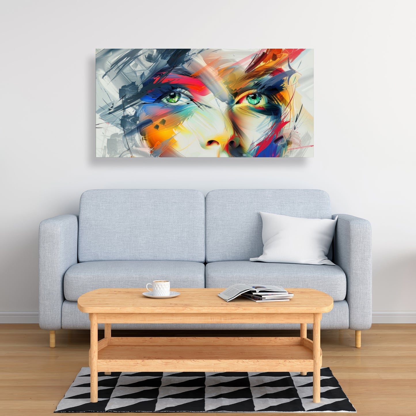 Abstract Look - Red Canvas Art | Modern Wall Art