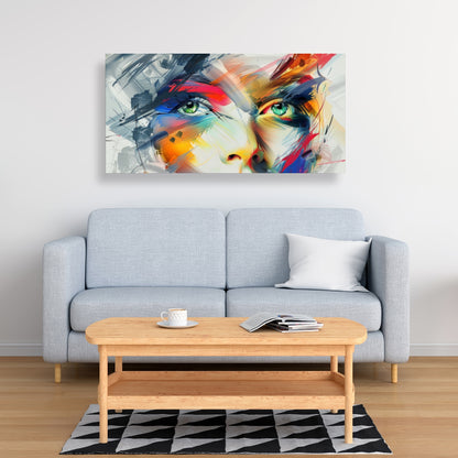 Abstract Look - Red Canvas Art | Modern Wall Art