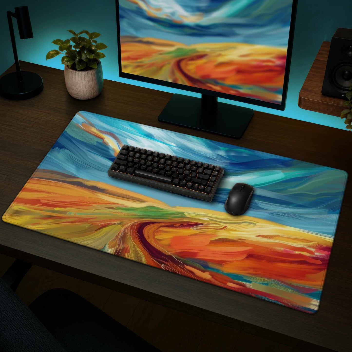 Land Flow Gaming Mat | Stylish Home Decor Gaming Surface