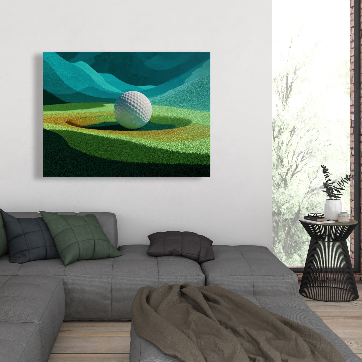 Landing - 32"x32" Canvas