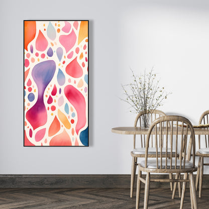 Splotches - 36"x36" Framed canvas
