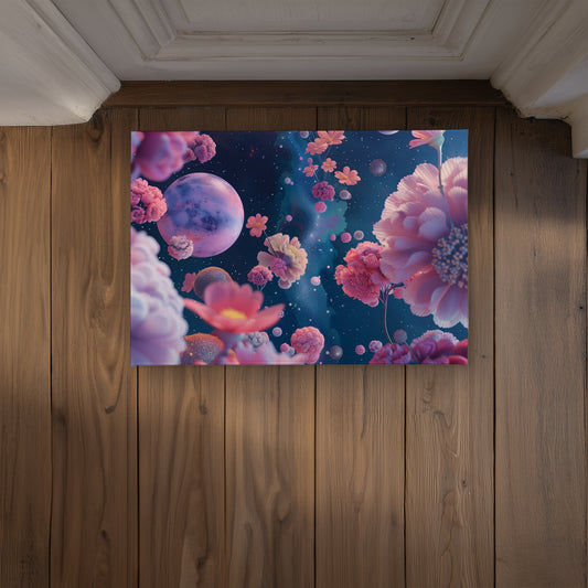 Pink Void Indoor Outdoor Door Mat - Stylish Home Decor