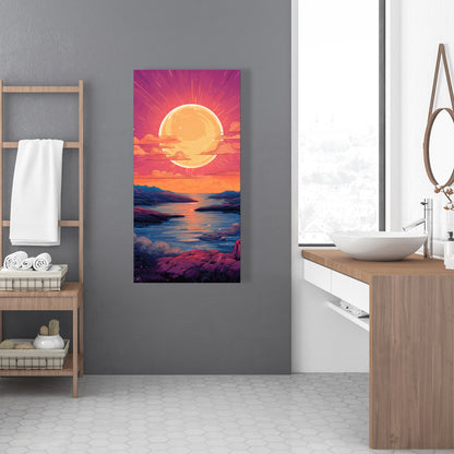 Measure the calm - 32"x32" Canvas