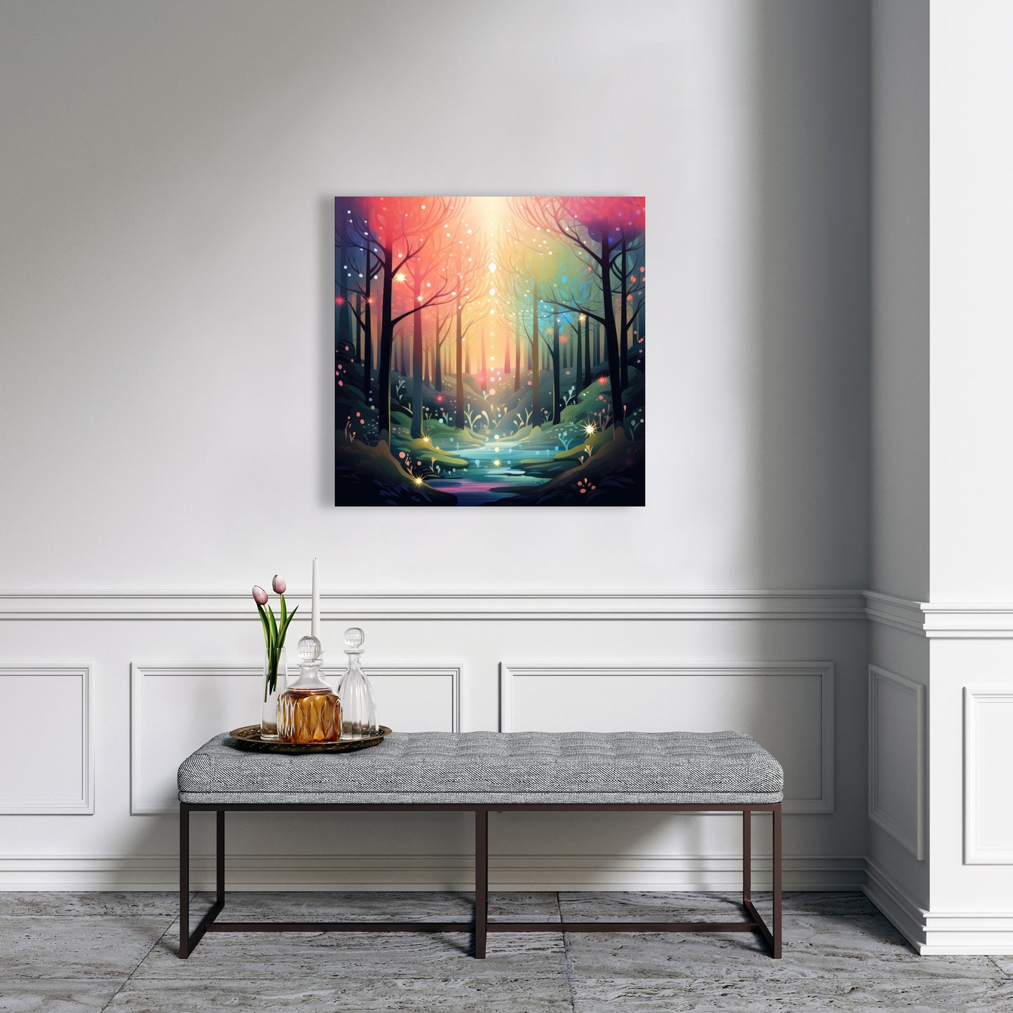 Magical forest - 32"x32" Canvas