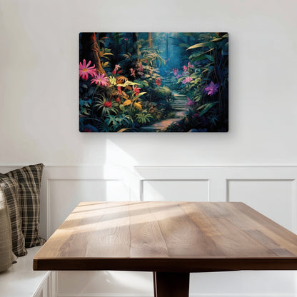 Against all odds - Green Metal Print for Home Decor