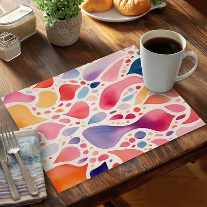 Nappe de table en polyester Splotches – Accessoire de décoration élégant