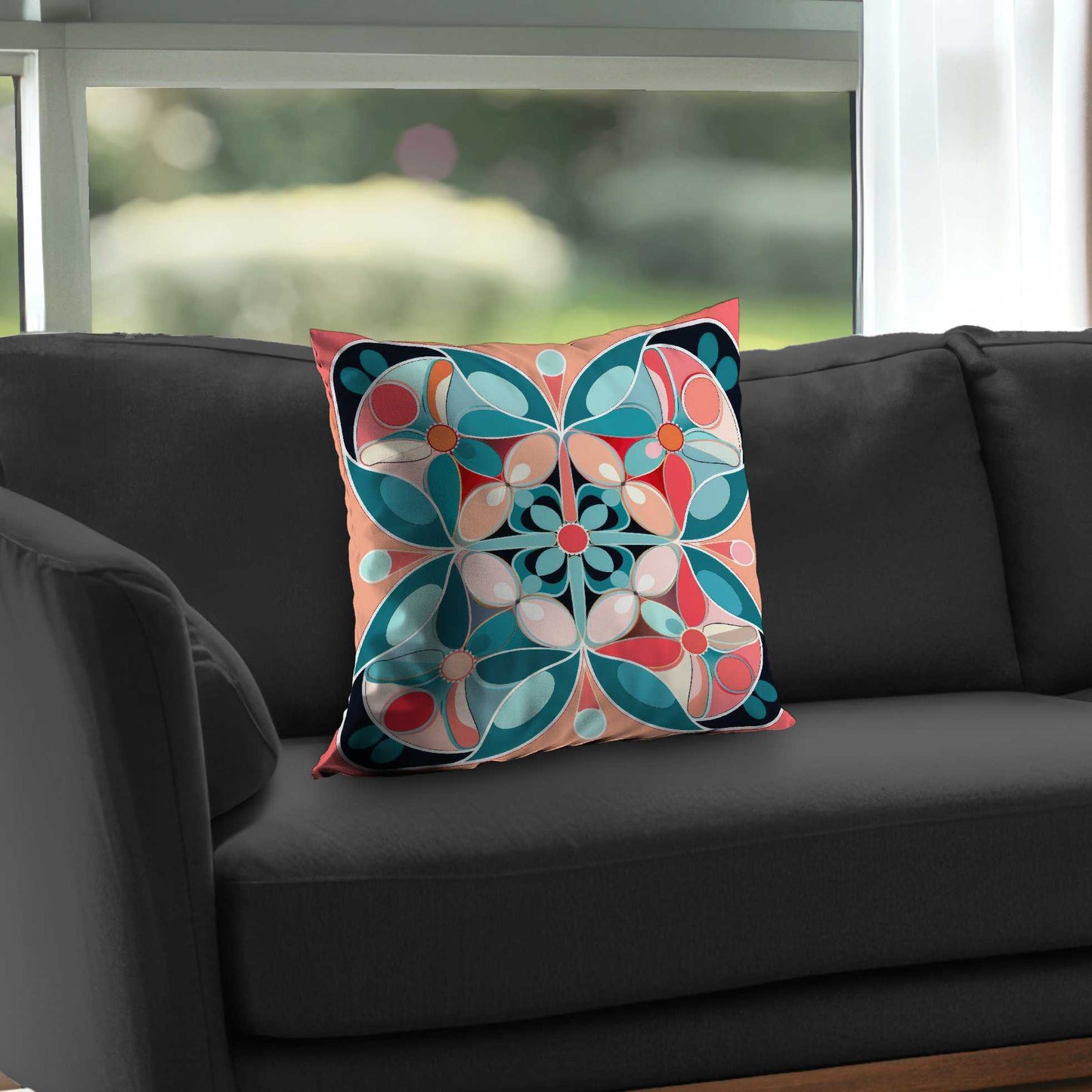 Sweet Curves Poly Twill Throw Pillow - Home Decor Accent