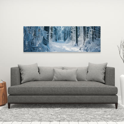 Cold forest - 32"x32" Canvas
