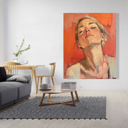 Relief - Pink Canvas Art for Stylish Home Decor Solutions