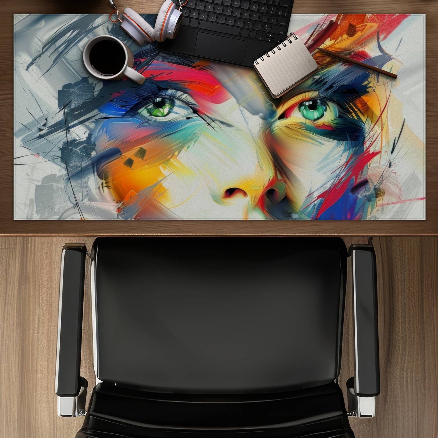 Abstract look - Desk mat - Print on demand