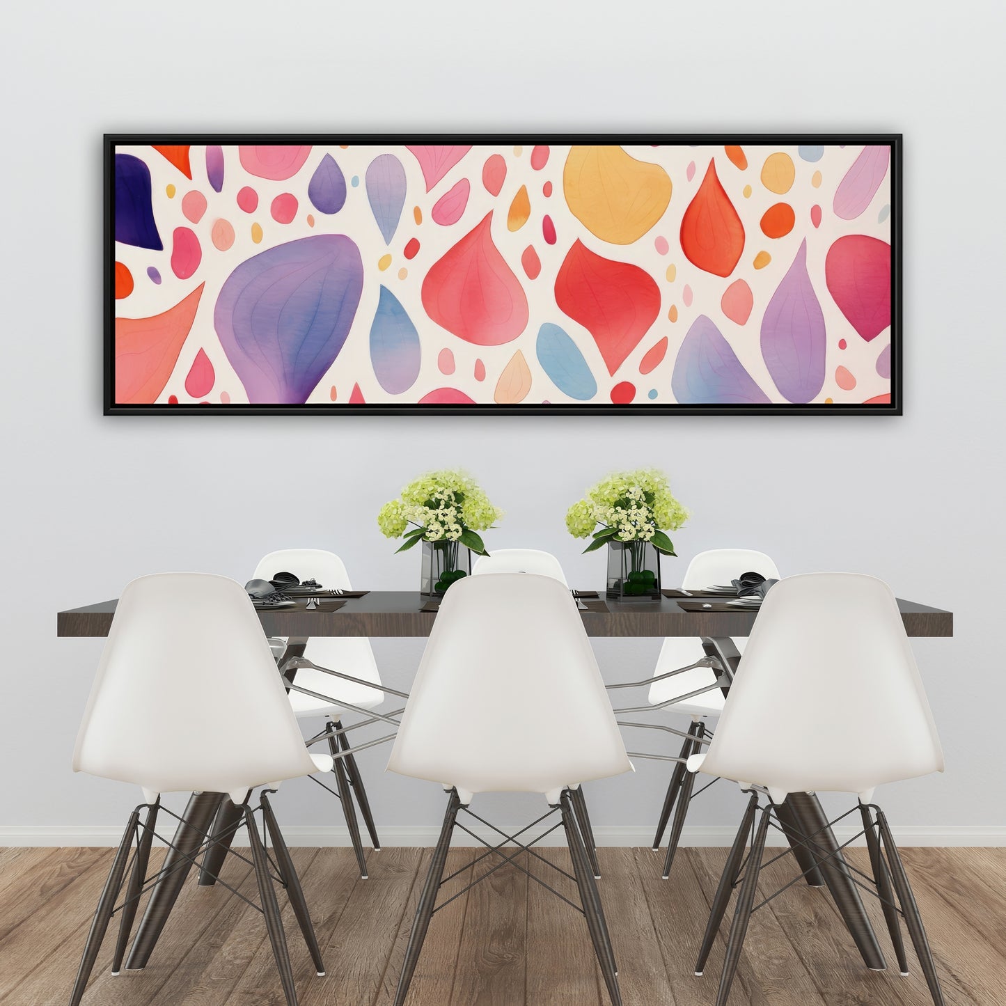 Splotches - 36"x36" Framed canvas