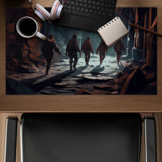 The Catacombs Turquoise Gaming Mat | Stylish Design