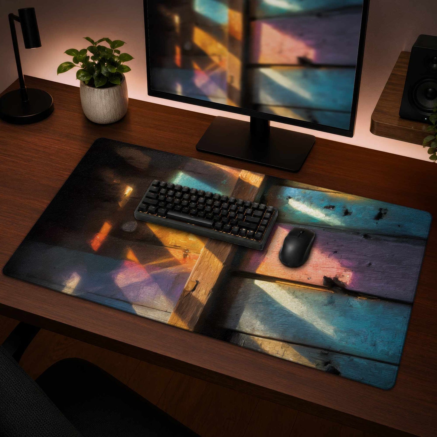 Casting Rainbows Gaming Mat - Stylish Home Decor Accessory