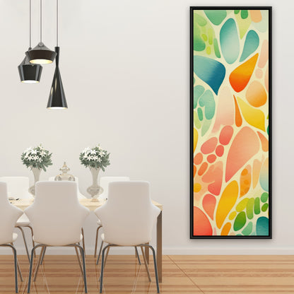 Organic Fruits Orange Framed Canvas | Home Decor Art